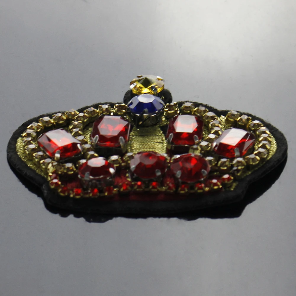 Ремесло Корона Стразы аппликация нашивки Hot Fix гладить на DIY обувь сумочки и шляпы