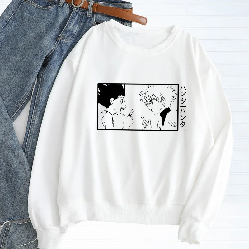 

Свитшот женский с круглым вырезом и принтом Hunter X Hunter