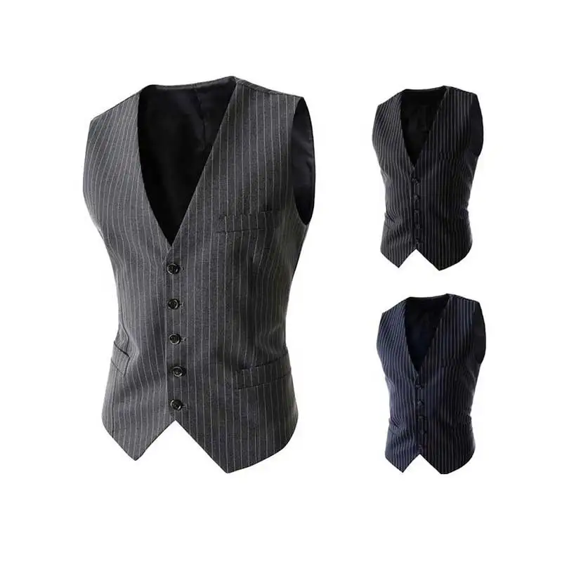 

ZOGAA 2020 Men Suits Vests Formal Slim Fit Business Suit Vest Undershirt Waistcoat Men Blazer Vests Underwear Mens Waistcoat