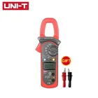 Цифровые токоизмерительные клещи UT201 UT202 UT202A UT203 UT204 UT204A, ACDC UNI-T в с автоматическим выбором диапазона и термометром, мультиметр для измерения напряжения 600 в