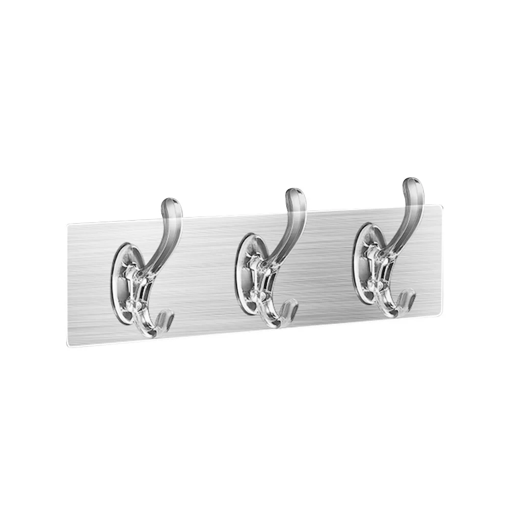 

Self-adhesive Seamless Wall Hooks Kitchen Accessories Strong Non-marking Sticking Hook Waterproof Oil-proof No Punching Hooks