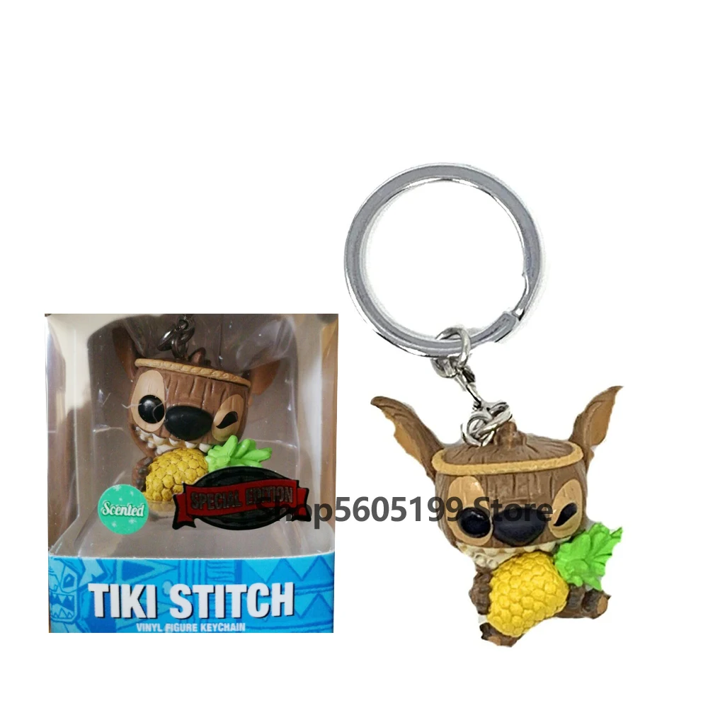 Виниловый Брелок с фигуркой поп Харли Квинн Веном Сейлор Мун Тики Стич Черная