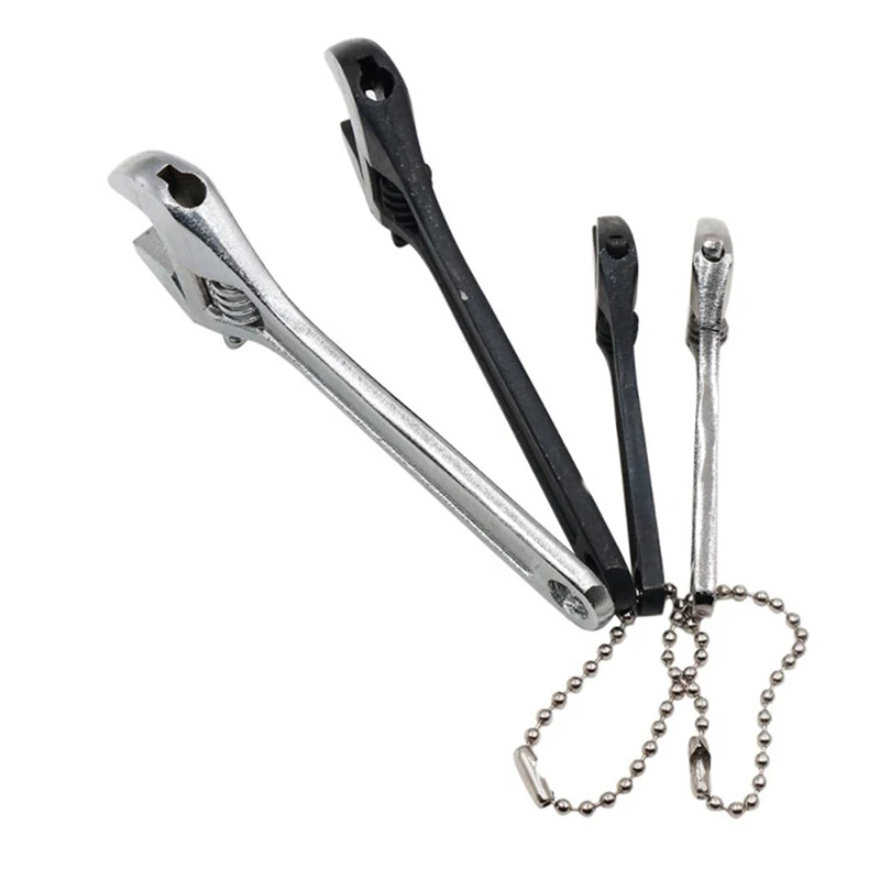 

Multifunction Mini Wrench Quick Metal Repair Portable Hand Tool Jaw Spanner High Strength With Chain Universal Adjustable Wrench