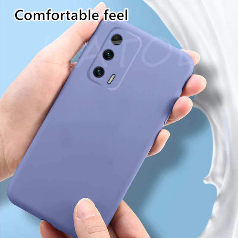 for realme gt 5g case original liquid silicone shockproof coque case for realme gt master cover for realme gt master explorer free global shipping