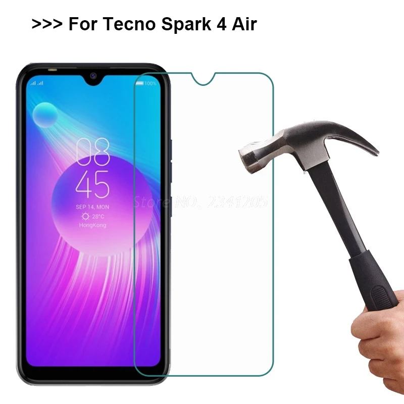 2 шт. закаленное стекло для Tecno Spark 5 Air Pro 4 Lite Go Plus Power защита экрана 3 16 1 защитная