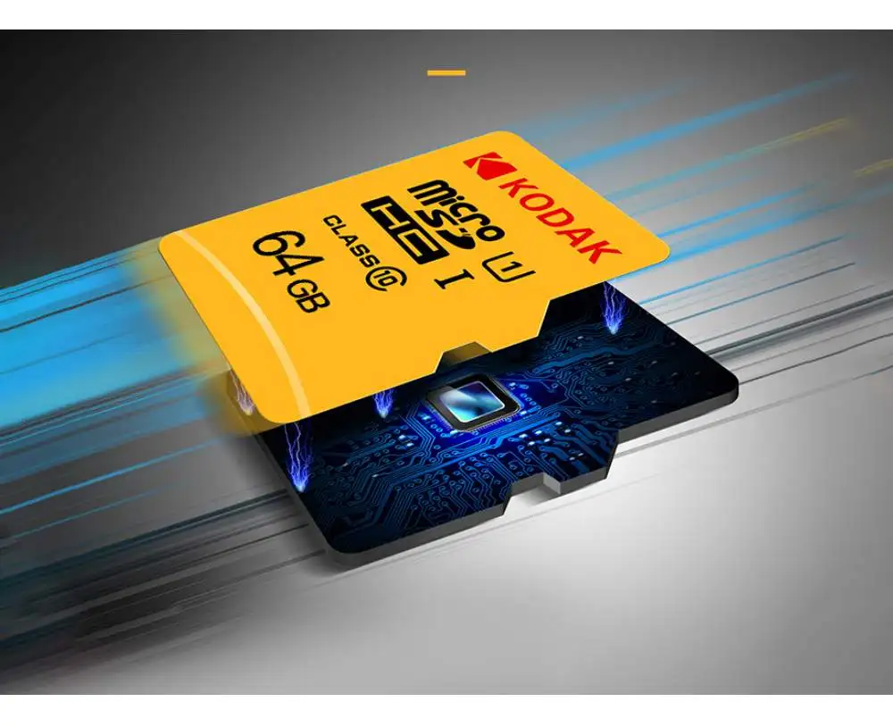 Kodak U1 Micro SD карта 128 Гб 64 ГБ 32 ГБ Золотая флеш-карта памяти Высокоскоростная TF/SD карта Micro sd класс 10 карта памяти