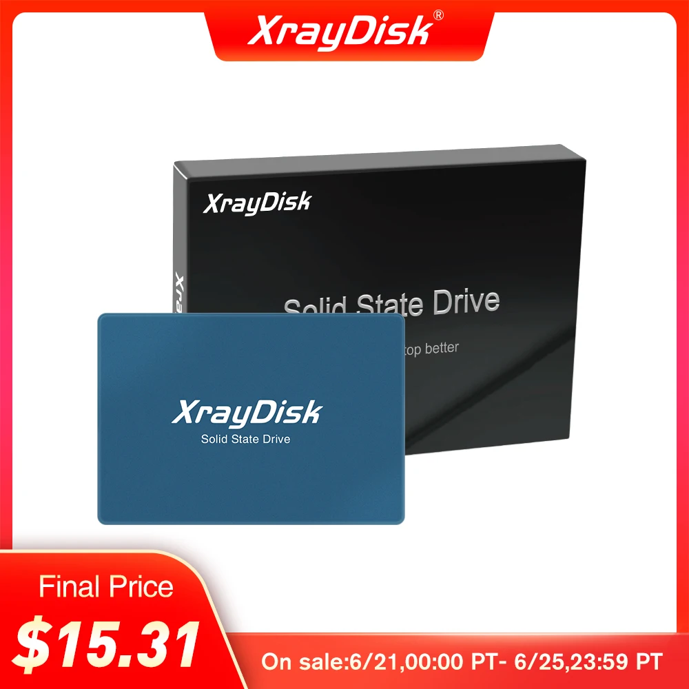  XrayDisk Solid State Drive 2.5''Sata3 Ssd 120gb 128gb 240gb 256gb 60gb 480gb 512GB 1TB Hdd Internal Hard Disk For Laptop&Desktop 