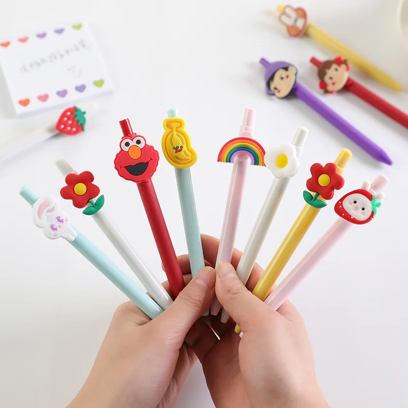

24 PCs Korean Gel Pens Set Cute Girl Cartoon Creative Neutral Pen Kawaii Stationery School Office Supplies Wholesale