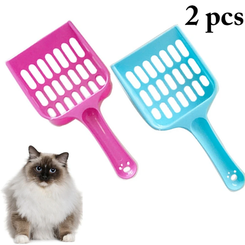 

Лопатка для кошачьего туалета, инструмент для чистки питомцев, 2 шт.