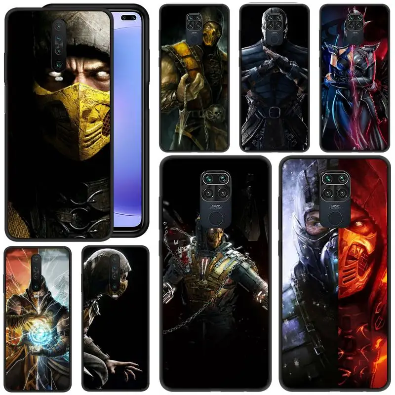

Hot Scorpion Mortal Kombat Phone Case For Redmi 5 6 Plus K 7 8 9 20 30 X A Pro Note 4 5 6 7 8 9 S X A Phone Cover Coque