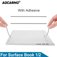 aocarmo for microsoft surface book 1 2 book1 book2 13 5inch 15inch rubber feet bottom non slip strip replacement part