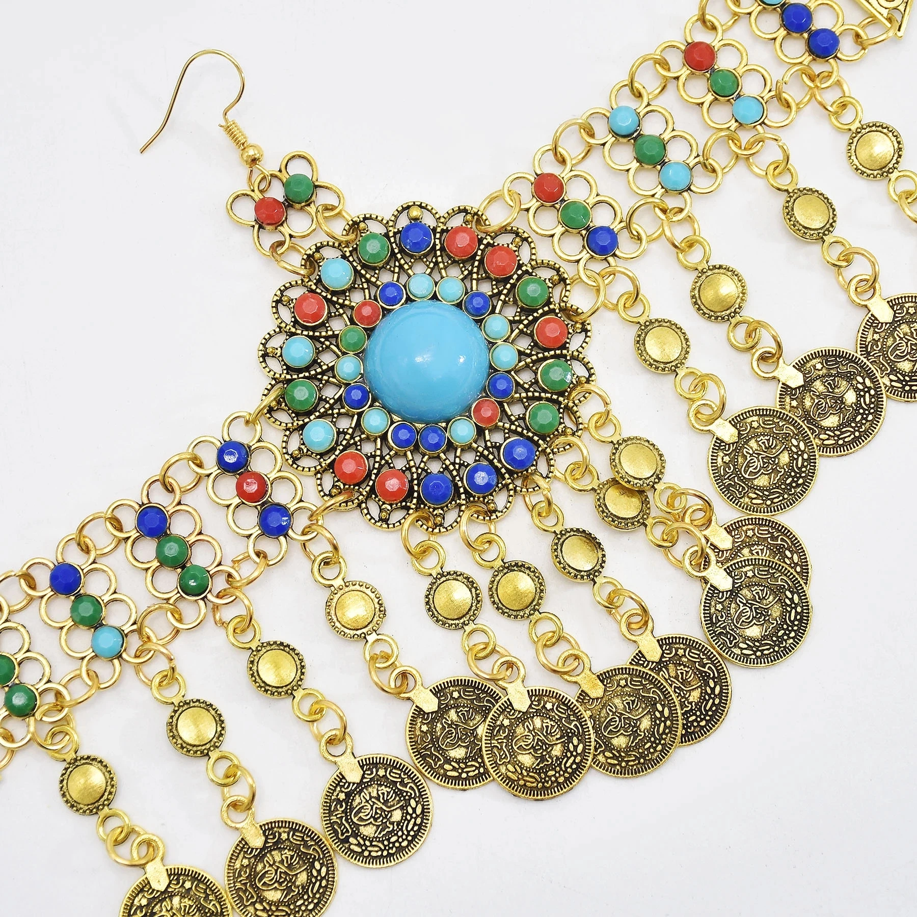 Цепочка на голову женская для танца живота с бисером | Украшения и аксессуары