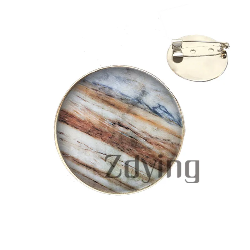 Zdying текстура мраморного камня брошь значок стекло кабошон с фото Броши из
