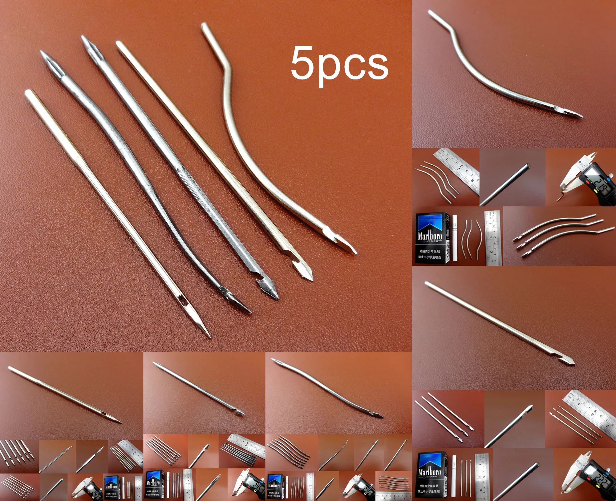 1 компл. Кожевенное ремесло шитье шило замок царапины крючок с защелкой игла