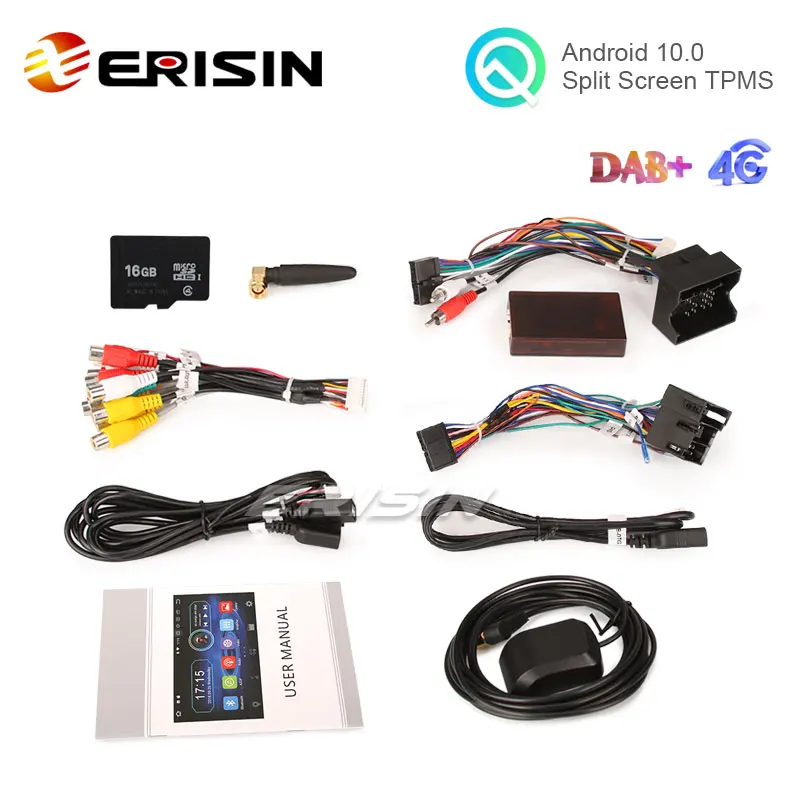 Автомобильный стерео DVD-проигрыватель erisar ES5960PG 7 дюймов Android 10 0 для Opel Vauxhall Vivaro Astra