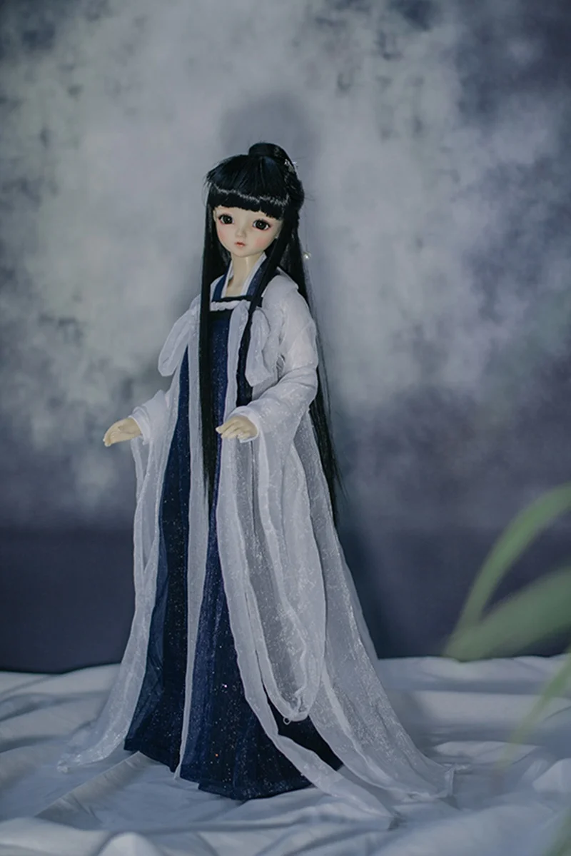 

1/4 1/3 BJD Clothes Accessories Chinese Ancient Costume Hanfu Fairy Dress Outfit For BJD/SD MSD SD13 Big Girl Doll A0738