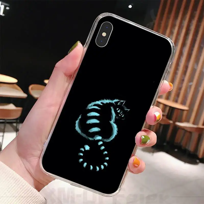 Чехол для Iphone Алиса 11 Pro Cat мягкий чехол телефона DIY с принтом iphone 6s plus 7 XR XS MAX |