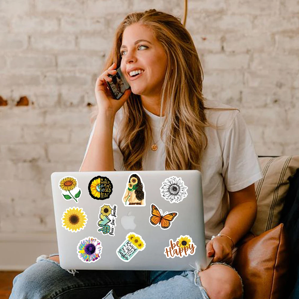 10/30/50 шт. Ты мой солнечный свет наклейки с подсолнухом эстетические DIY Скрапбукинг