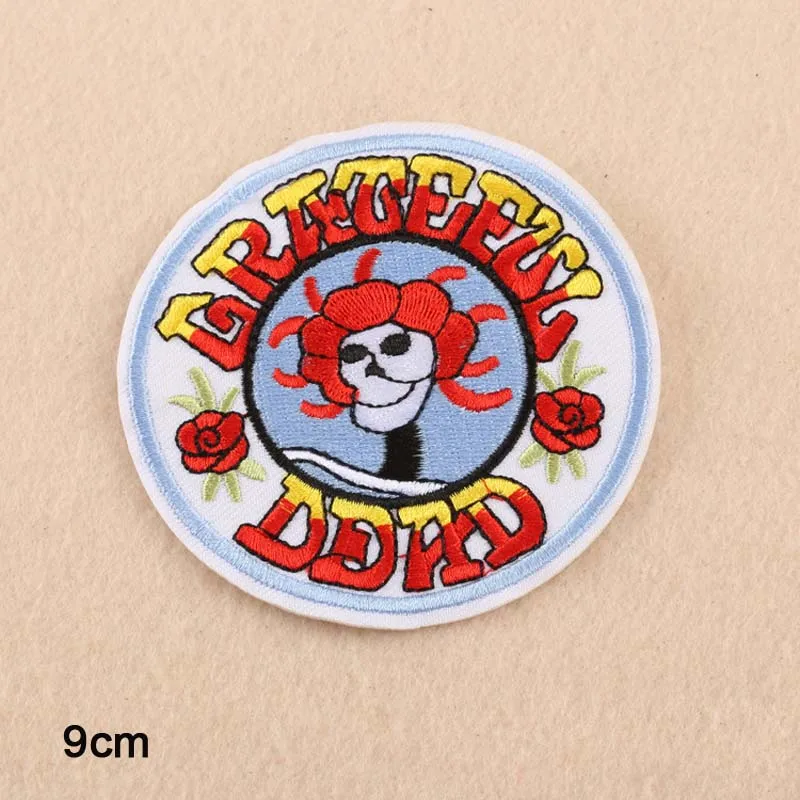 Черный Guns N Roses Music Rock Out Майкл Джексон принц Линкин Парк железная вышитая одежда нашивки для одежды музыкальная группа - Цвет: Черный