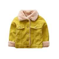 new winter baby girl clothes fashion children boys cotton solid jacket toddler casual costume sports infant clothing kids coat