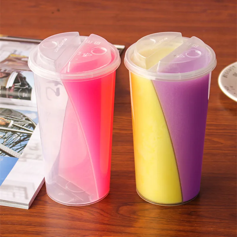 Одноразовая Пластиковая чашка для молока и чая с двойным объемом 8 шт. | Дом сад