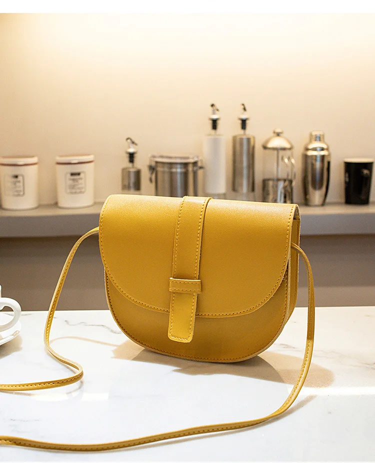 

New Fresh Solid Color Single Shoulder Bag Fairy Messenger Bag