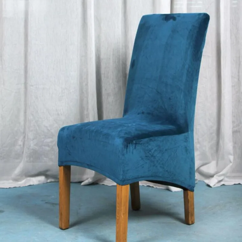 

Бархатная ткань, размеры XL, чехол на стул с высокой спинкой в Европейском стиле, чехлы на стулья для ресторана, отеля вечерние НКИ, банкета, Р...