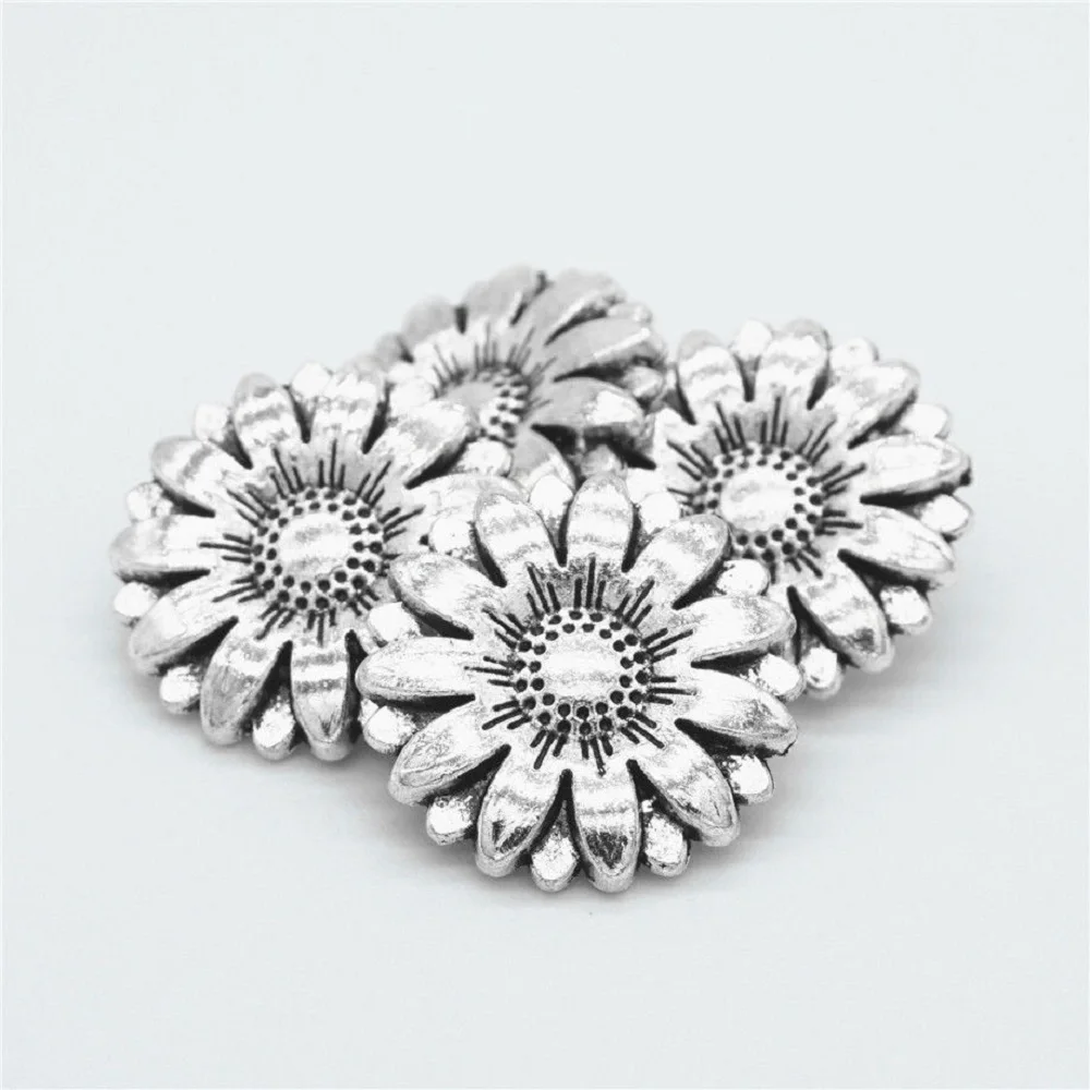 10 шт. металлический Подсолнух резные антикварные инструменты для шитья