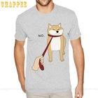 Мужская футболка с коротким рукавом, с принтом Сиба-ину