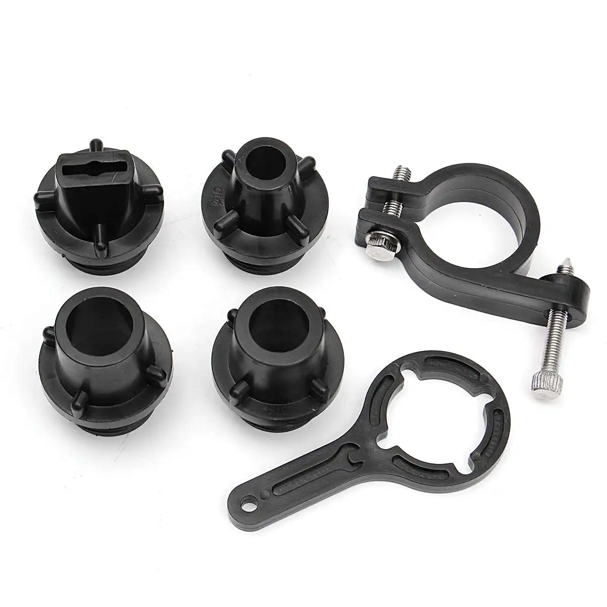 

PP Irrigation Spray 5.5 Inches Long-Range Field Rotation Rocker Arm Spray With Bracket Garden Supplies With 5 Nozzles