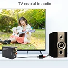 Цифровой оптический Toslink SPDIF коаксиальный декодер в аналоговый двухкристальный стерео аудио преобразователь сигнала адаптер усилитель звука