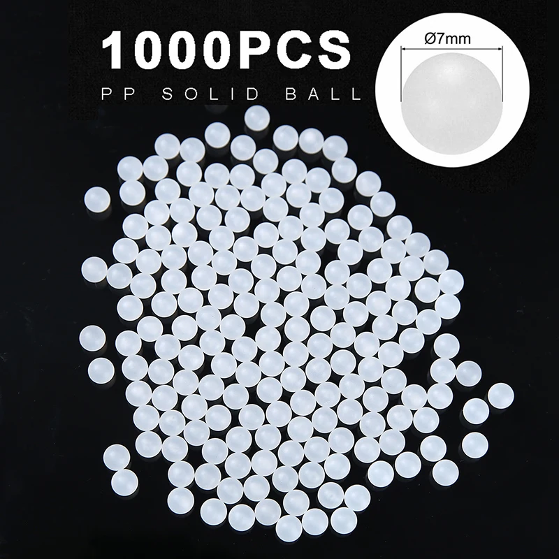 1000pcs 7mm PP Plastic Solid Balls Set Multi Purpose Hardware Bearings Parts For Precision Bearing Drawer Slides