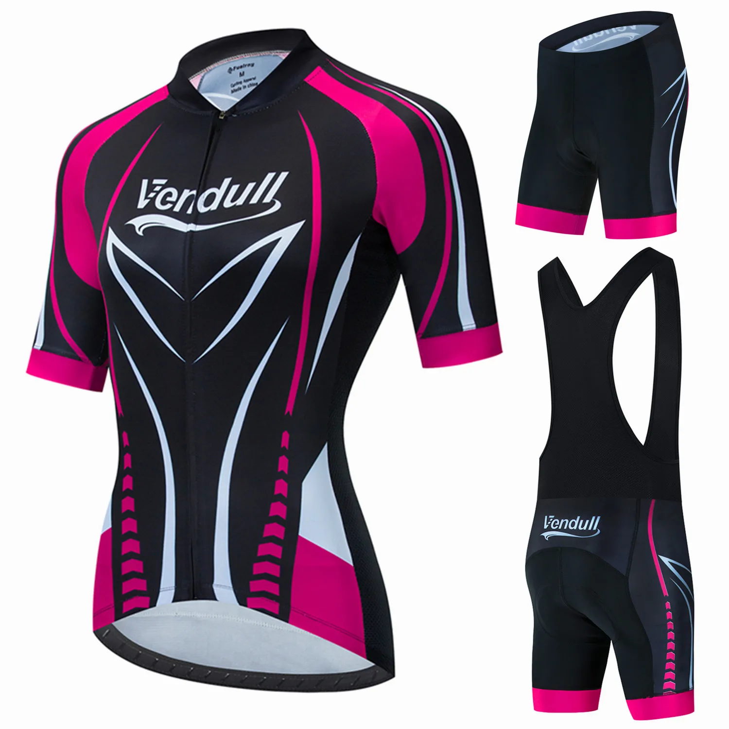 Комплект велосипедной одежды Fualrny Женская быстросохнущая одежда для велоспорта