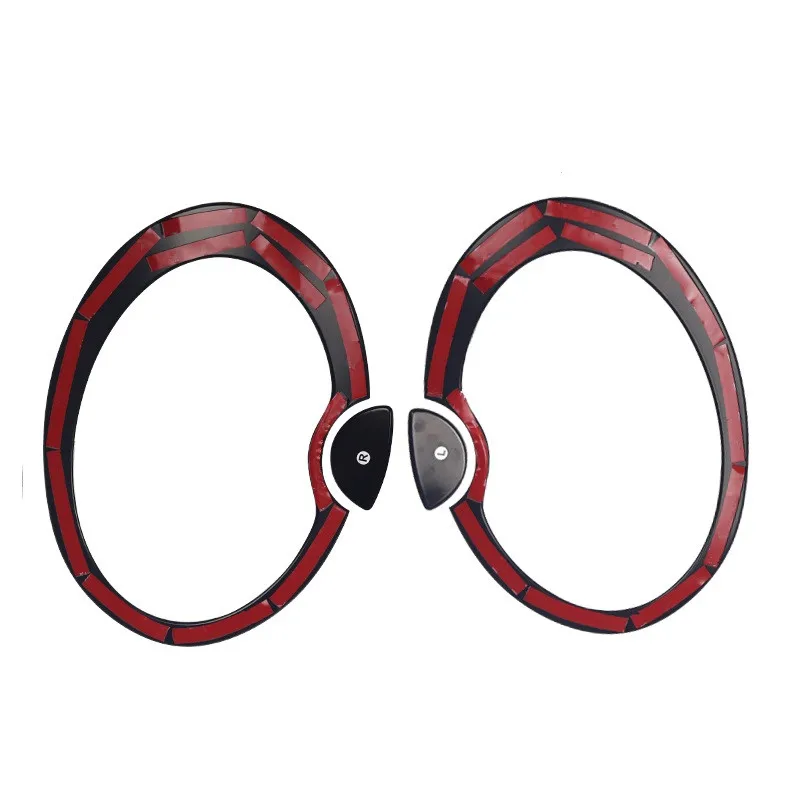 Черный матовый автомобильный молдинг для фары обшивки кольца наклейки Mini Cooper R50