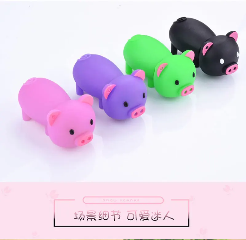 Мини карманный размер 8 г 16 г 32 г 64 г usb Прекрасный Дизайн piggy pendrive светильник и удобная ручка привода мультфильм животное cle usb флеш-накопитель флешка