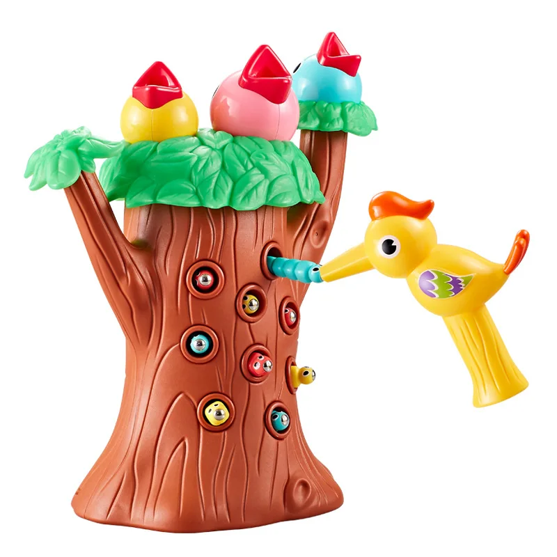 

Toys for Tots Woodpeckers Catching Insects Toys Magnetic Educational Fishing Games Early Education Toys Children Animals Toys