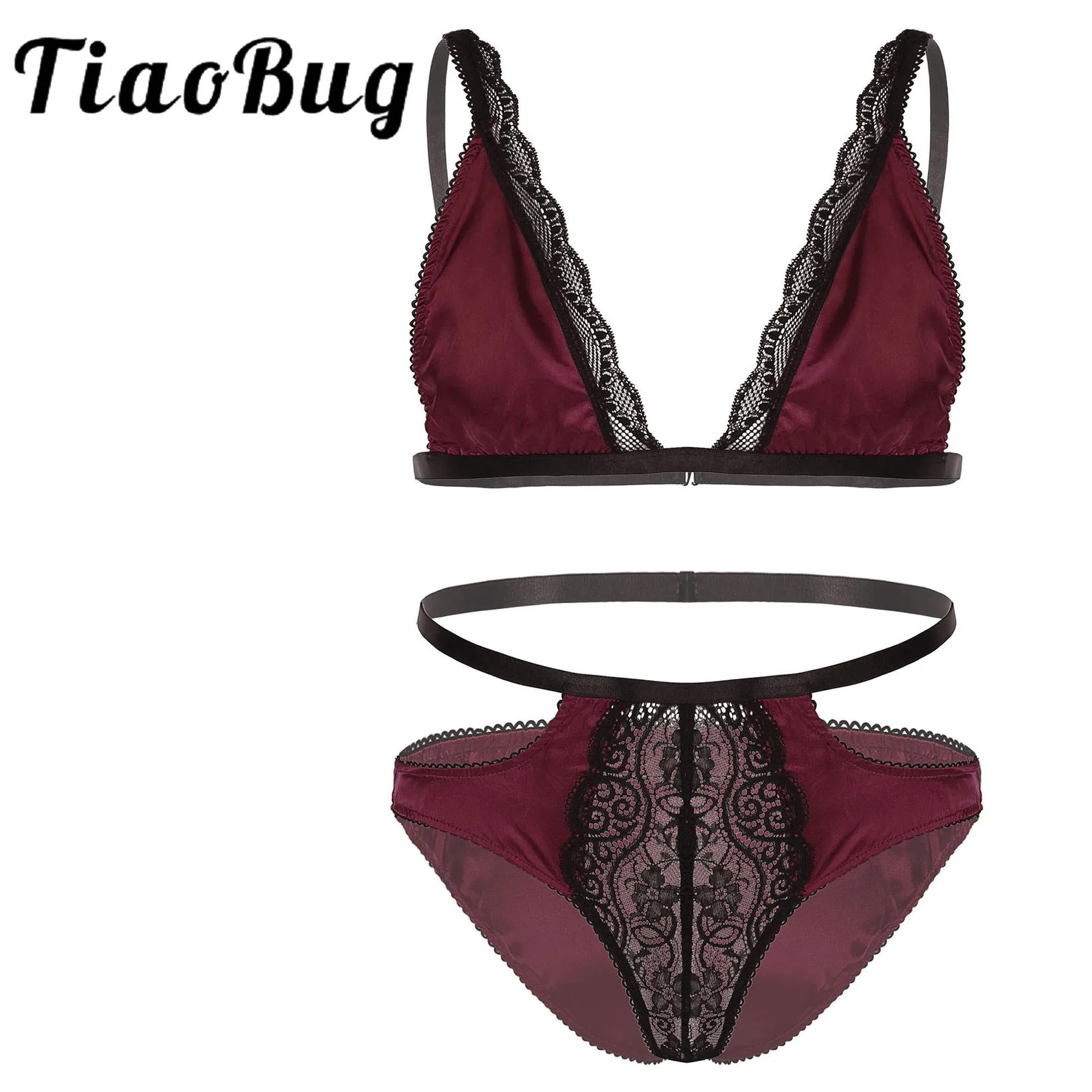 

Для мужчин мужской эротический костюм атласная отделка цветочным кружевом нижнее белье сексуальные костюмы Топы для кормления грудью с ни...