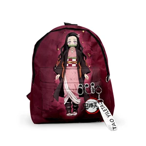 2021 demon slayer backpack kimetsu no yaiba cosplay tomioka giyuu mochila students school bags 3d anime accessories bags free global shipping