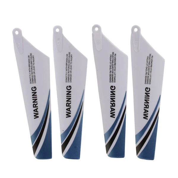 ABWE 4 шт запасные лезвия для вертолетного ротора rc S107 синий|blades for helicopters|rotor