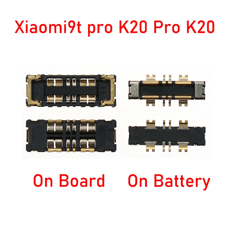 

5PCS Inner PFC Battery Connector Clip Contact For XiaoMi Mi 9 11 CC9e Play A3 F1 9t Pro Redmi 7 K30 Note7 Pro Note8 K20Pro K20