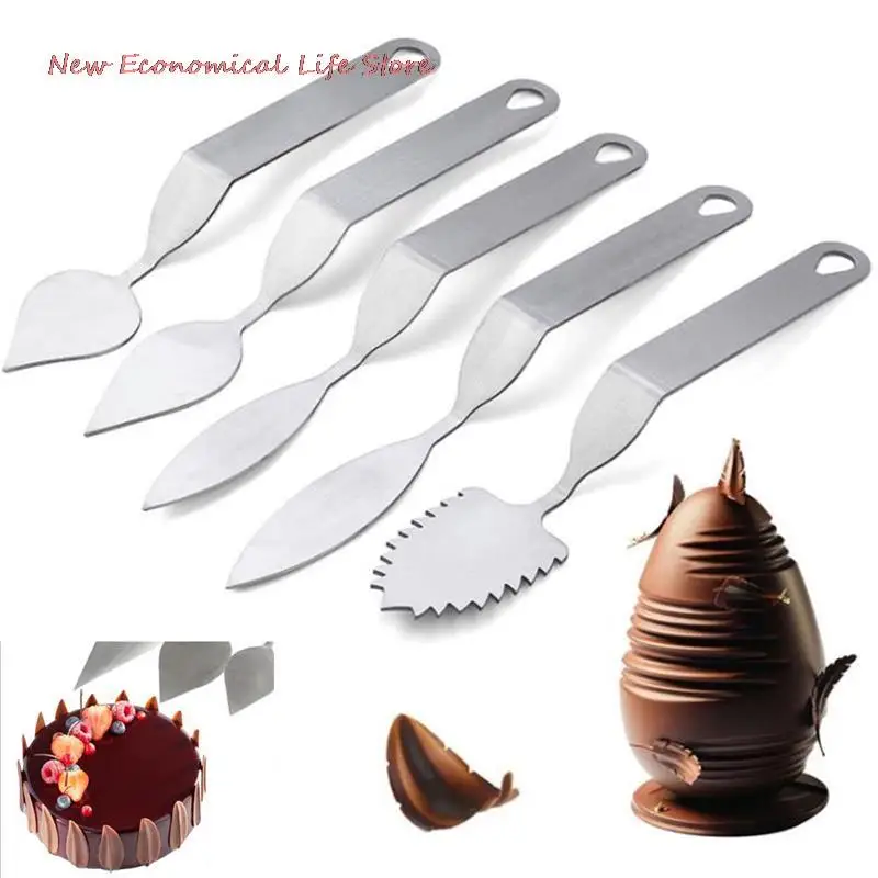 

Лучший нож для изготовления шоколадных перьев из нержавеющей стали, инструменты для моделирования тортов