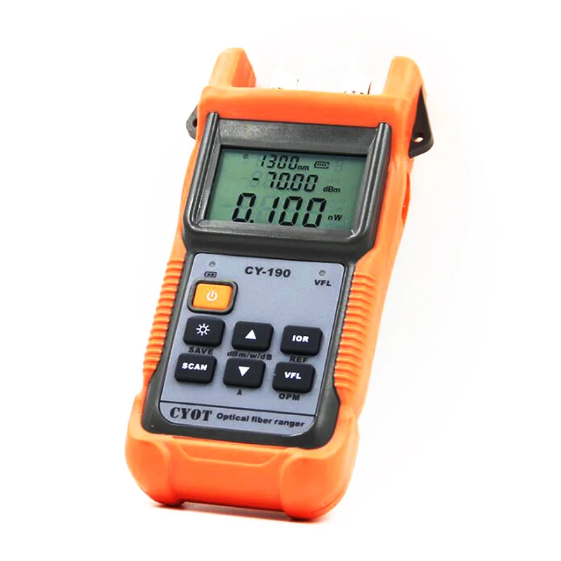 Мини волоконно-оптический рефлектометр ручной с 9 функциями VFL OLS OPM 24dB для 64 км