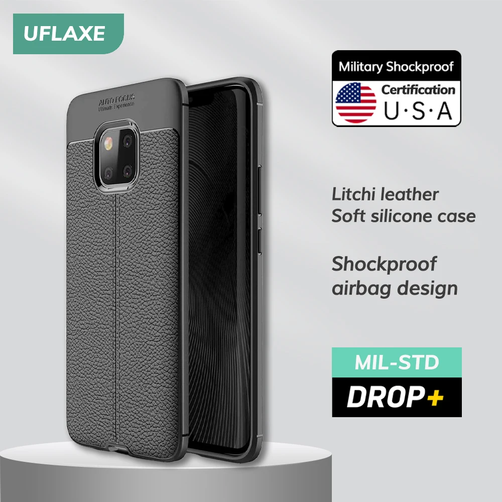 

Мягкий силиконовый ударопрочный чехол для Huawei Mate 20 Pro Mate 20X, кожаный чехол-накладка в деловом стиле