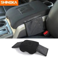 shineka stowing tidying for ford f150 2009 2014 interior multi function armrest box pad storage bag accessories for ford f150