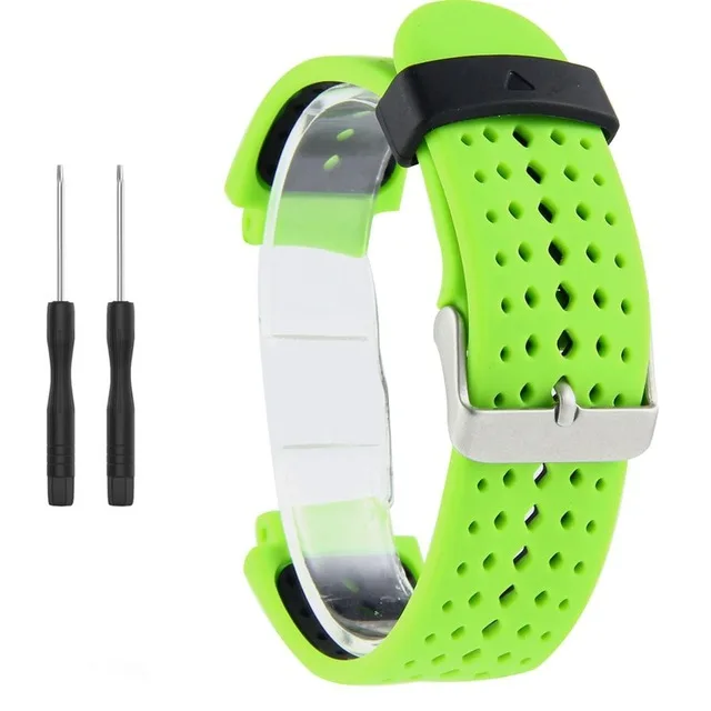 6 Универсальный сменный ремешок для часов Garmin Forerunner 220 230 235 620 630 735 двухцветный мягкий силиконовый смарт-ремешок для часов - Цвет: 6
