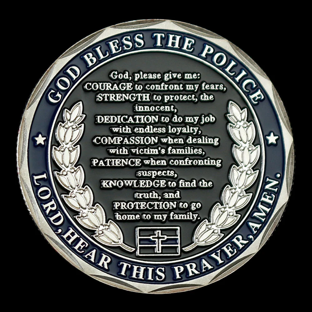 Молитва Святого Михаила для правоохранительных органов памятная монета с