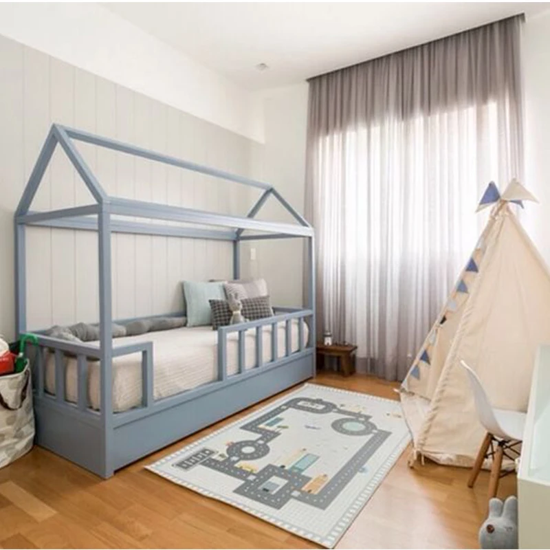 Для гостиной/спальни/учебы детский цифровой дорожный ковер нескользящий мягкий