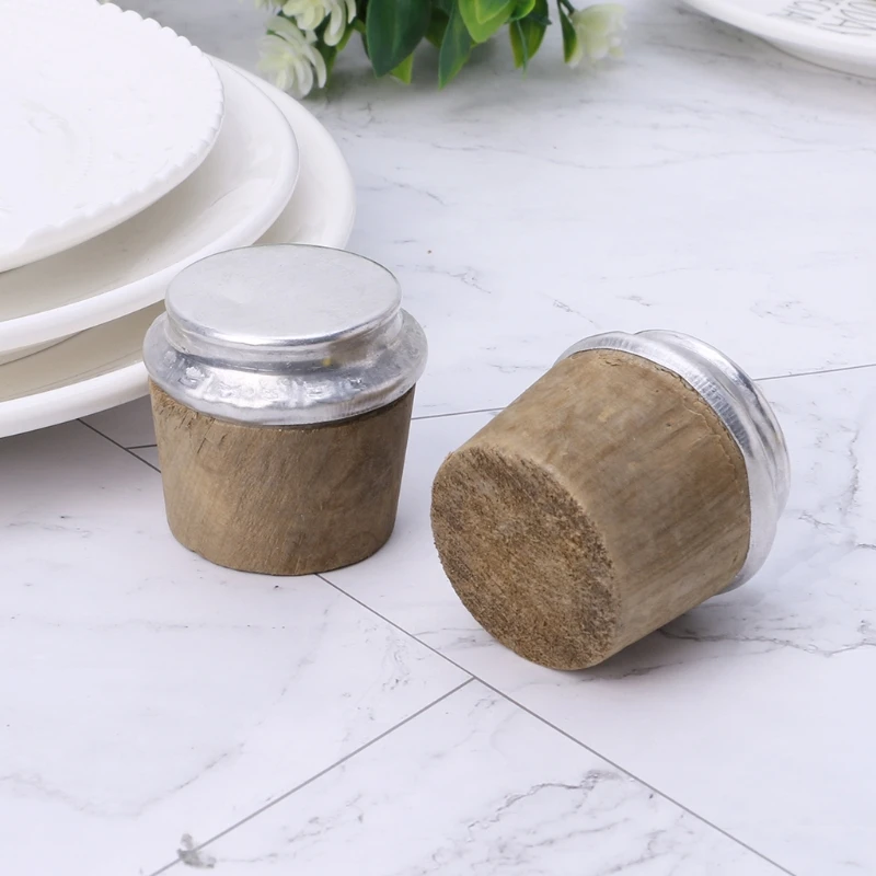 

40mm Bottom Diameter Wood Thermos Bottle Cork Plug Lid Cap Stopper Kettle Parts
