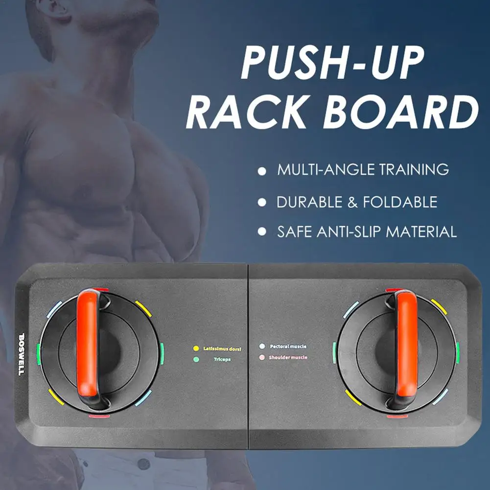 

Adjustable Push Up Board Fitness Workout Train Muscle Exercise I-shaped Pushup Racks For Adults Indoor Home Muscle Training