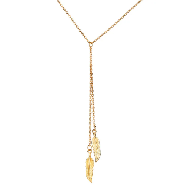 CC золотое ожерелье подвеска цепочка колье золотого цвета геометрическая форма